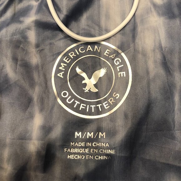 American Eagle blue tie-dye windbreaker - Picture 4 of 5